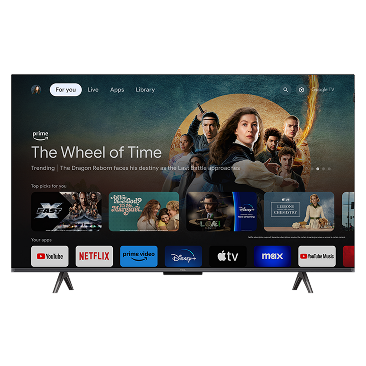 Q Class 4K UHD HDR QLED Smart TV with Google TV –