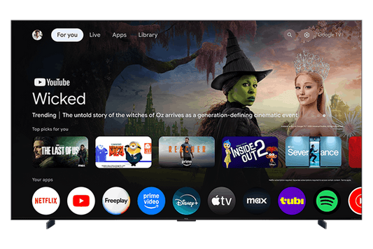TCL 98" QM7L Series SQD-Mini LED 4K UHD HDR Smart TV with Google TV – 98QM7L