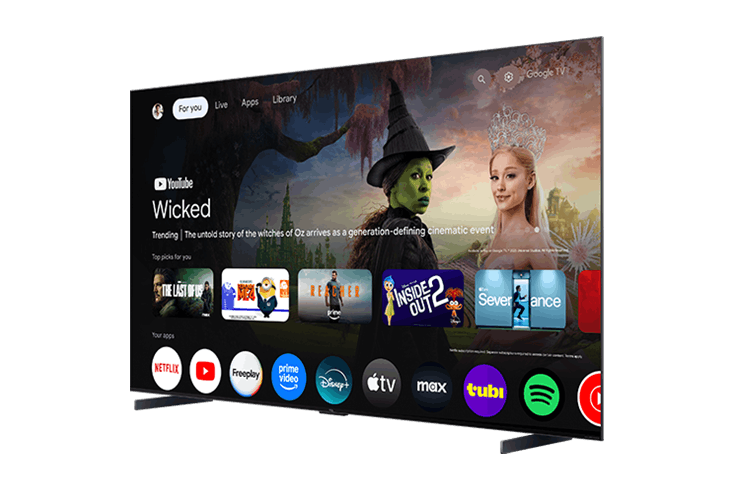 TCL 98" QM7L Series SQD-Mini LED 4K UHD HDR Smart TV with Google TV – 98QM7L