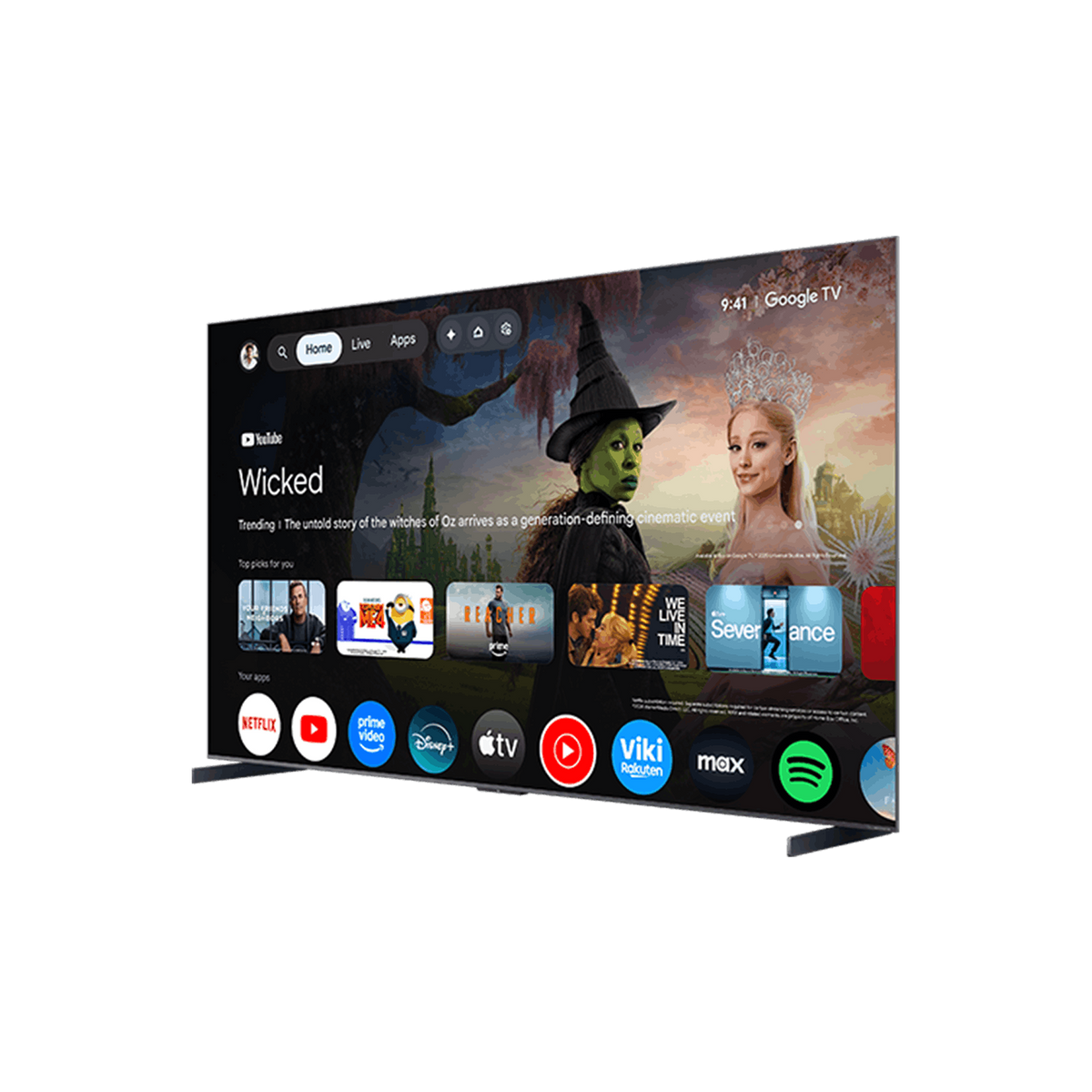 QM8L Series SQD-Mini LED 4K UHD HDR Smart TV with Google TV –