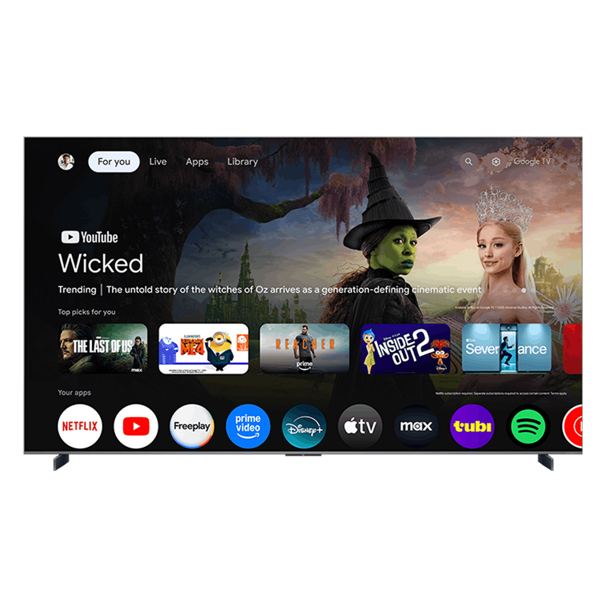 QM8L Series SQD-Mini LED 4K UHD HDR Smart TV with Google TV –