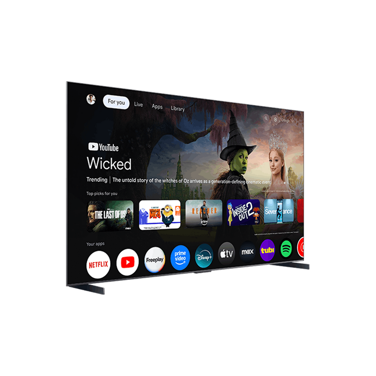 QM8L Series SQD-Mini LED 4K UHD HDR Smart TV with Google TV –