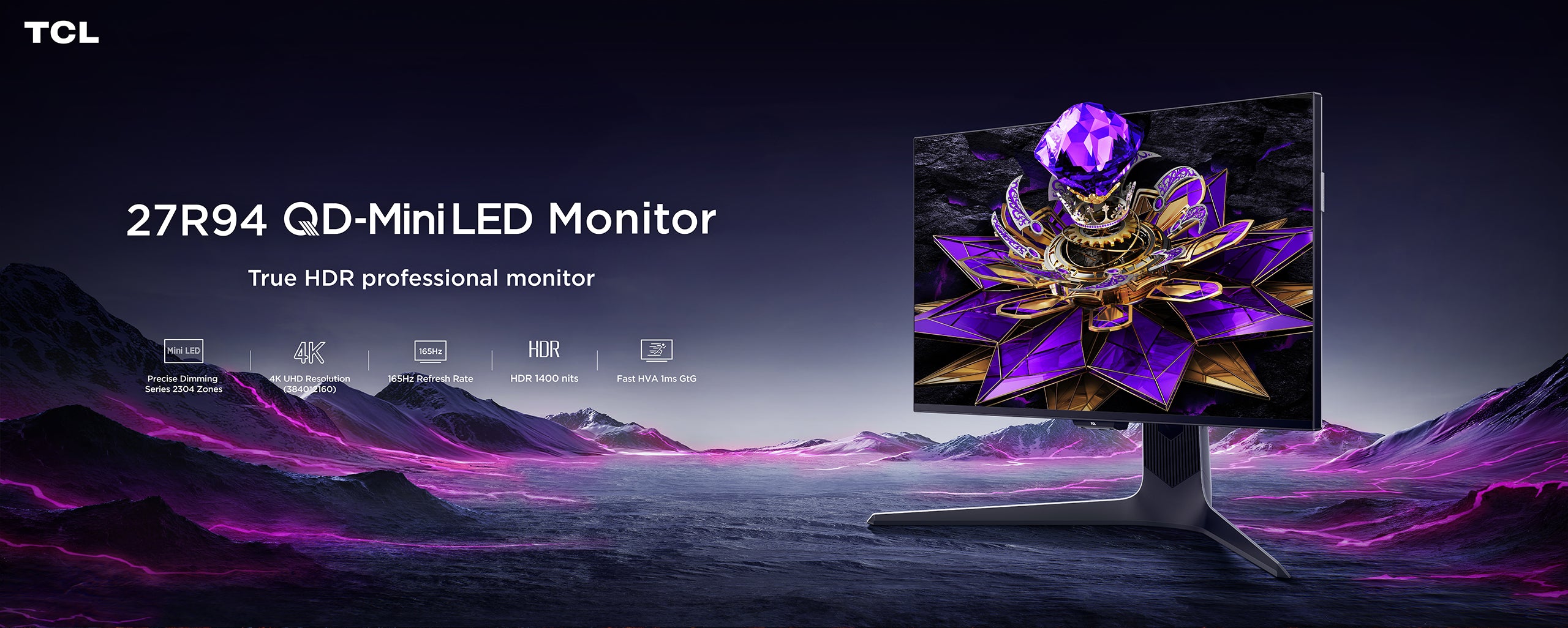 TCL 27R94 QD-Mini LED Monitor | TCL USA – TCL North America