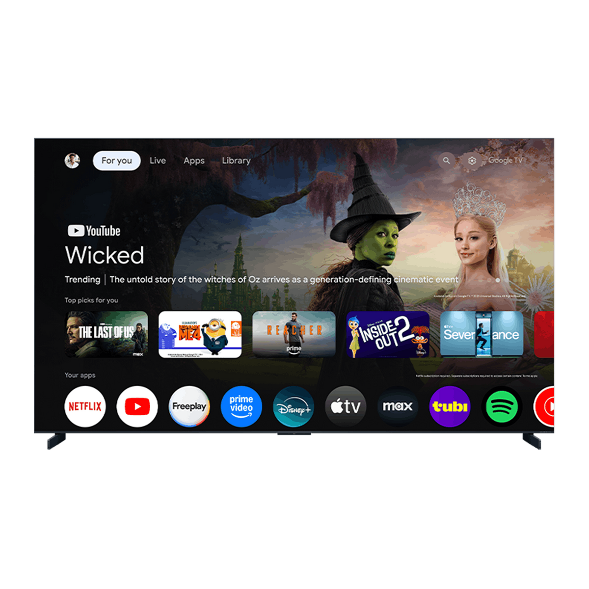 RM9L Series 4K UHD HDR RGB-Mini LED Smart TV with Google TV –