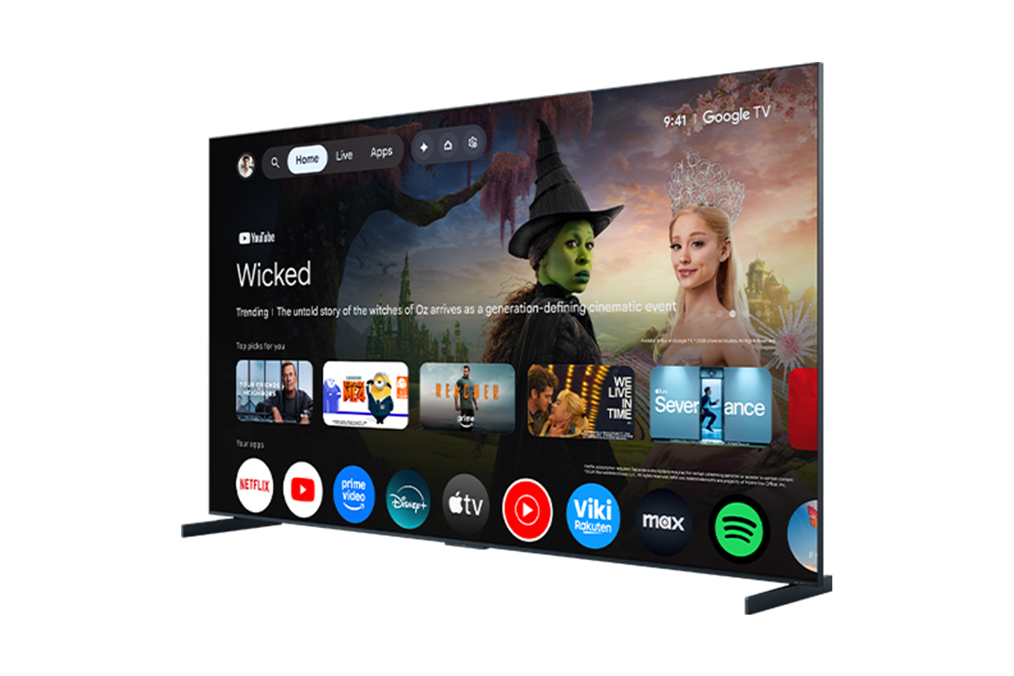RM9L Series 4K UHD HDR RGB-Mini LED Smart TV with Google TV –