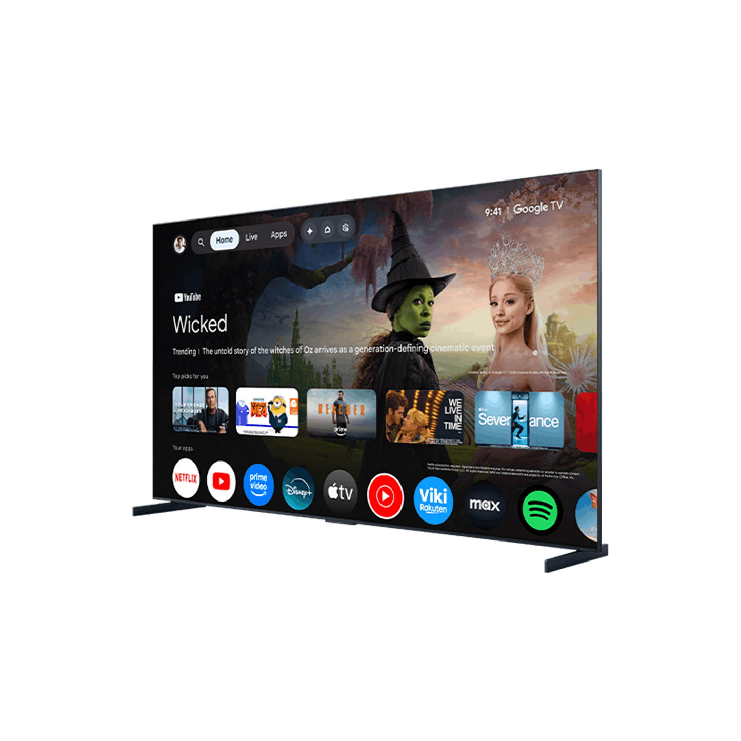 RM9L Series 4K UHD HDR RGB-Mini LED Smart TV with Google TV –
