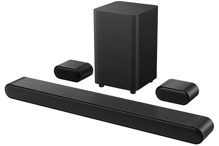 TCL S Class 5.1 Channel Sound Bar with DTS Virtual:X, Built-in Center Channel Speaker, Surround Sound Speakers and Wireless Subwoofer - S510W