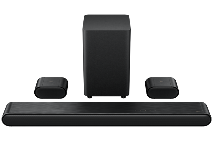 TCL S Class 5.1 Channel Sound Bar with DTS Virtual:X, Built-in Center Channel Speaker, Surround Sound Speakers and Wireless Subwoofer - S510W