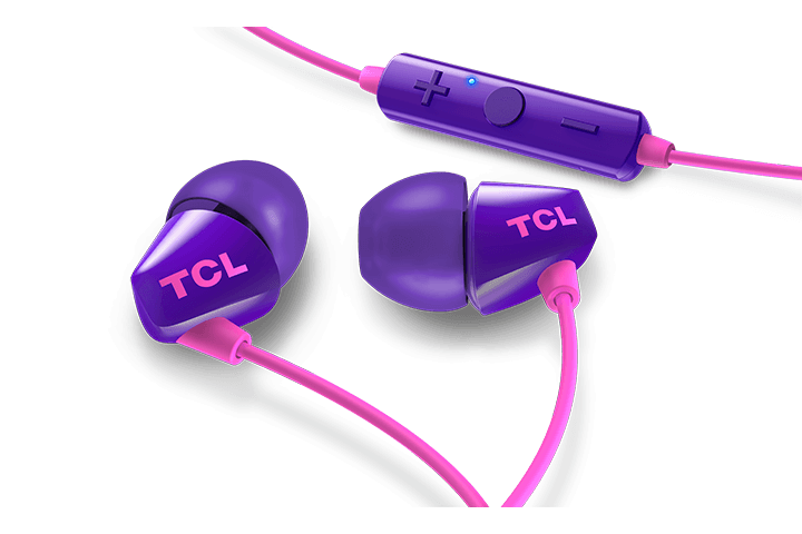 TCL Sunrise Purple Wireless In-ear Bluetooth Headphones with Mic - SOCL100BTPP