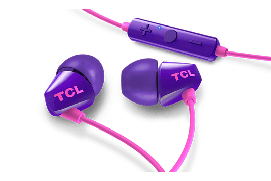 TCL Sunrise Purple Wireless In-ear Bluetooth Headphones with Mic - SOCL100BTPP