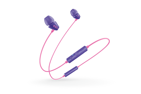 TCL Sunrise Purple Wireless In-ear Bluetooth Headphones with Mic - SOCL100BTPP