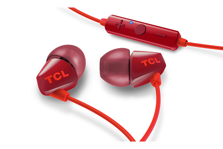 TCL Sunset Orange Wireless In-ear Bluetooth Headphones with Mic - SOCL100BTOR
