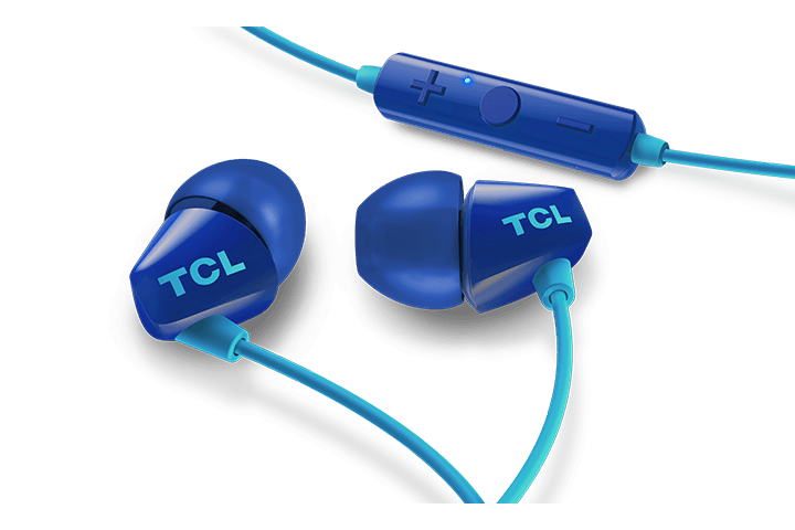 TCL Ocean Blue Wireless In-ear Bluetooth Headphones with Mic - SOCL100BTBL