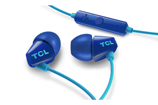 TCL Ocean Blue Wireless In-ear Bluetooth Headphones with Mic - SOCL100BTBL