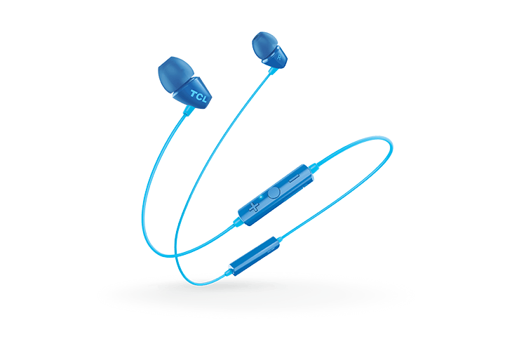 TCL Ocean Blue Wireless In-ear Bluetooth Headphones with Mic - SOCL100BTBL