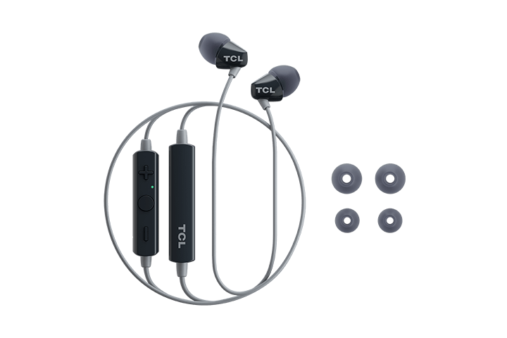 TCL Phantom Black Wireless In-ear Bluetooth Headphones with Mic - SOCL100BTBK