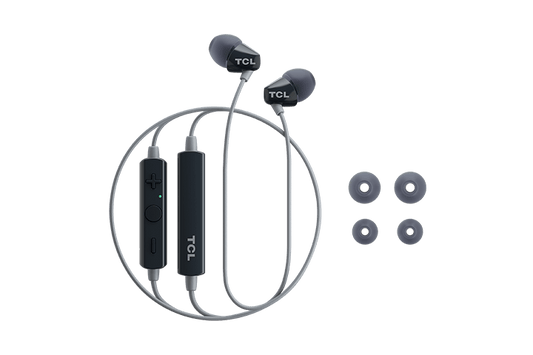 TCL Phantom Black Wireless In-ear Bluetooth Headphones with Mic - SOCL100BTBK