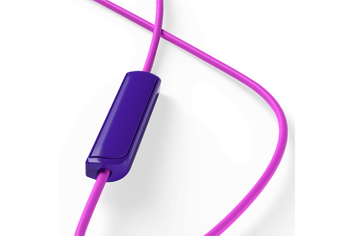 TCL Sunrise Purple In-ear Headphones with Mic - SOCL100PP