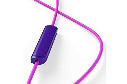 TCL Sunrise Purple In-ear Headphones with Mic - SOCL100PP