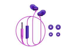 TCL Sunrise Purple In-ear Headphones with Mic - SOCL100PP
