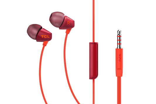 TCL Sunset Orange In-ear Headphones with Mic - SOCL100OR