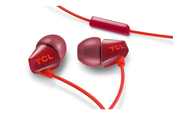 TCL Sunset Orange In-ear Headphones with Mic - SOCL100OR