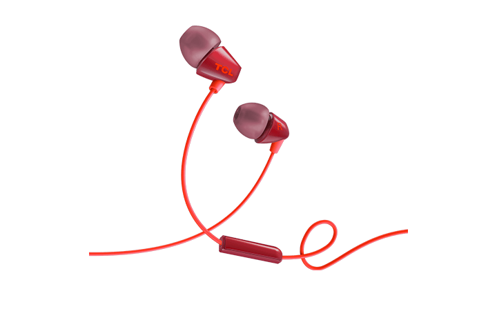 TCL Sunset Orange In-ear Headphones with Mic - SOCL100OR