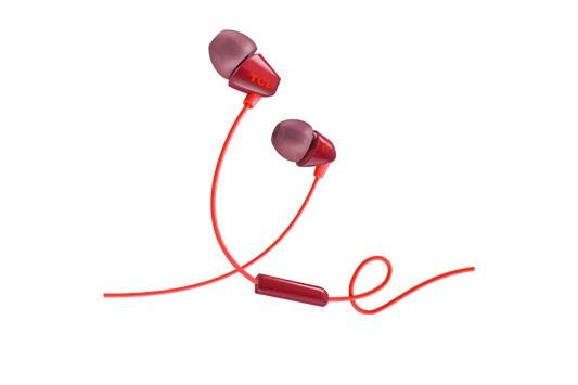 TCL Sunset Orange In-ear Headphones with Mic - SOCL100OR