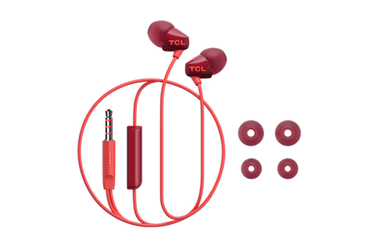 TCL Sunset Orange In-ear Headphones with Mic - SOCL100OR