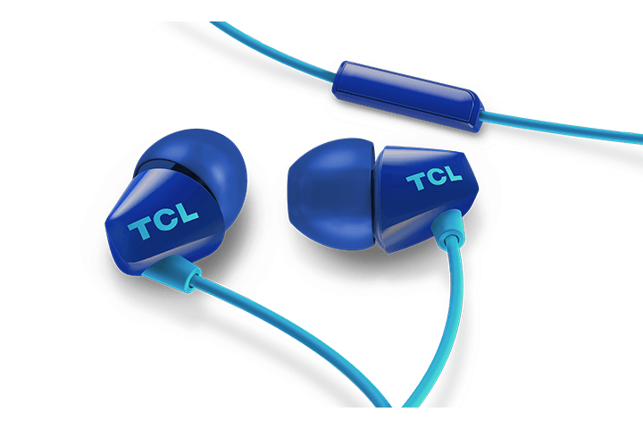 TCL Ocean Blue In-ear Headphones with Mic - SOCL100BL