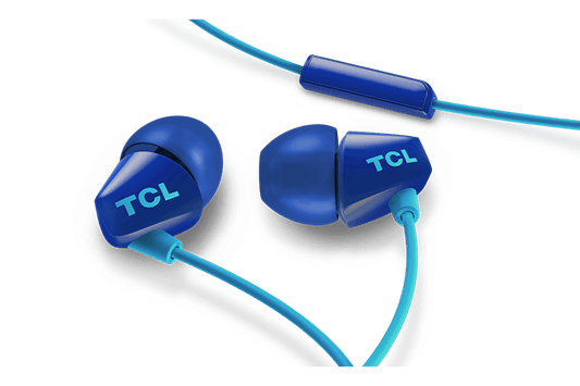 TCL Ocean Blue In-ear Headphones with Mic - SOCL100BL
