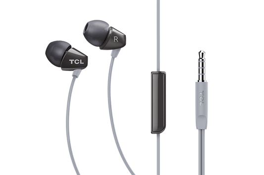 TCL Phantom Black In-ear Headphones with Mic - SOCL100BK