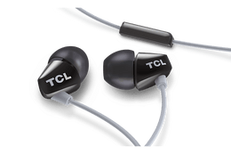TCL Phantom Black In-ear Headphones with Mic - SOCL100BK