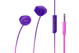 TCL Sunrise Purple In-ear Headphones with Mic - SOCL200PP