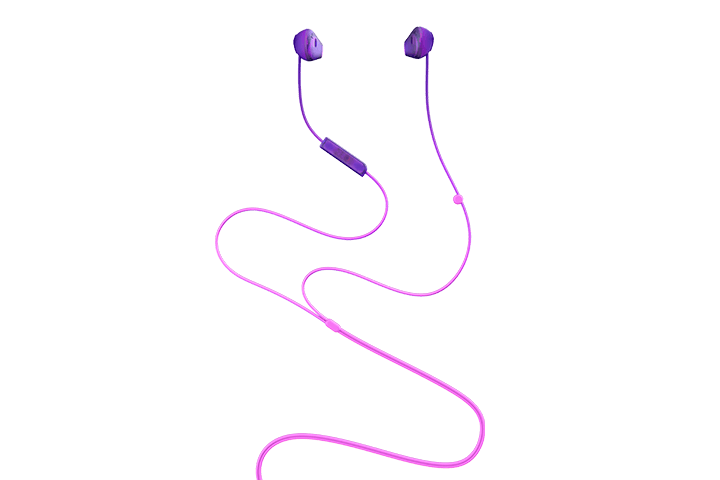 TCL Sunrise Purple In-ear Headphones with Mic - SOCL200PP