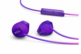TCL Sunrise Purple In-ear Headphones with Mic - SOCL200PP