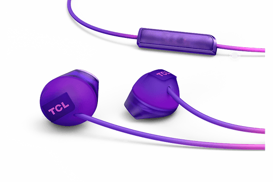 TCL Sunrise Purple In-ear Headphones with Mic - SOCL200PP