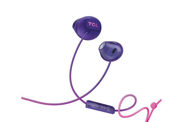 TCL Sunrise Purple In-ear Headphones with Mic - SOCL200PP