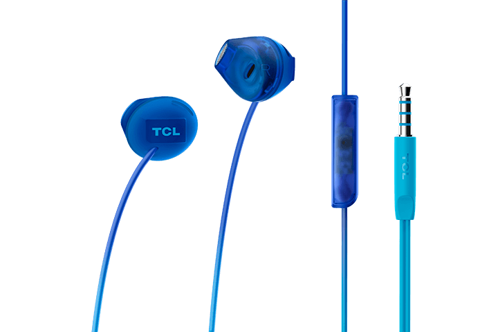 TCL Ocean Blue In-ear Headphones with Mic - SOCL200BL