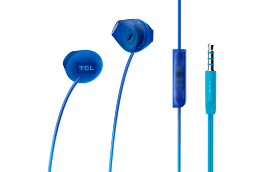 TCL Ocean Blue In-ear Headphones with Mic - SOCL200BL