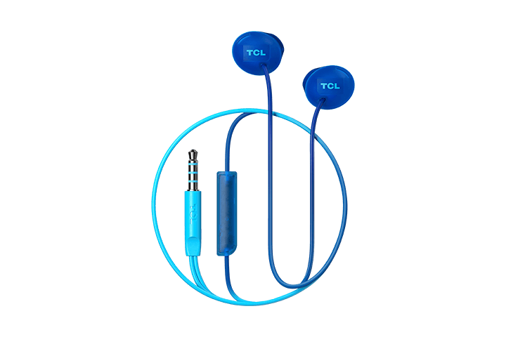 TCL Ocean Blue In-ear Headphones with Mic - SOCL200BL