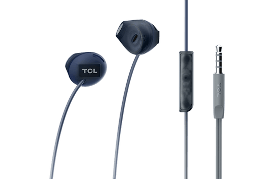 TCL Phantom Black In-ear Headphones with Mic - SOCL200BK