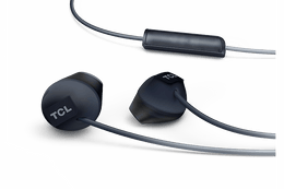 TCL Phantom Black In-ear Headphones with Mic - SOCL200BK