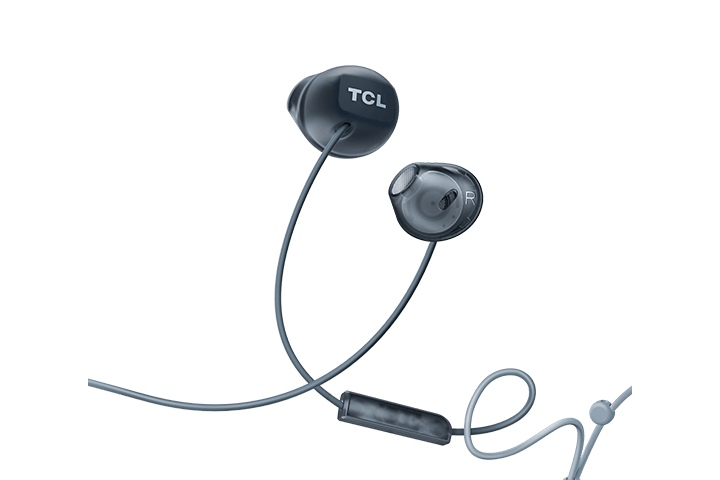 TCL Phantom Black In-ear Headphones with Mic - SOCL200BK