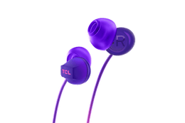 TCL Sunrise Purple In-ear Headphones with Mic - SOCL300PP