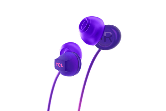 TCL Sunrise Purple In-ear Headphones with Mic - SOCL300PP