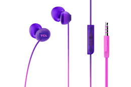 TCL Sunrise Purple In-ear Headphones with Mic - SOCL300PP