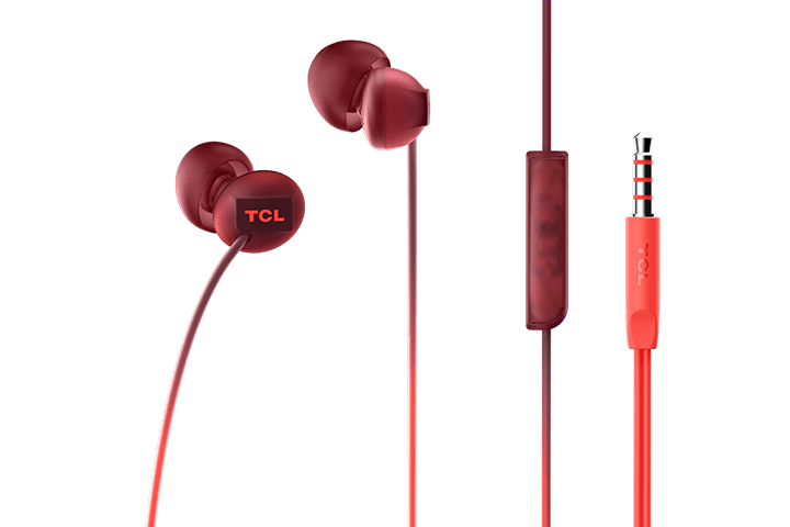 TCL Sunset Orange In-ear Headphones with Mic - SOCL300OR