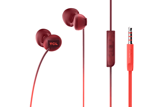 TCL Sunset Orange In-ear Headphones with Mic - SOCL300OR