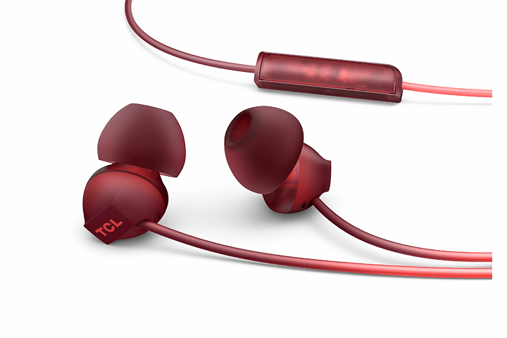 TCL Sunset Orange In-ear Headphones with Mic - SOCL300OR